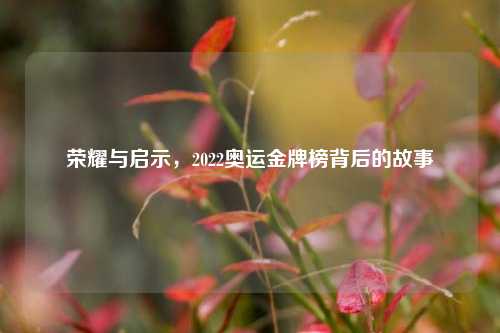 荣耀与启示，2022奥运金牌榜背后的故事